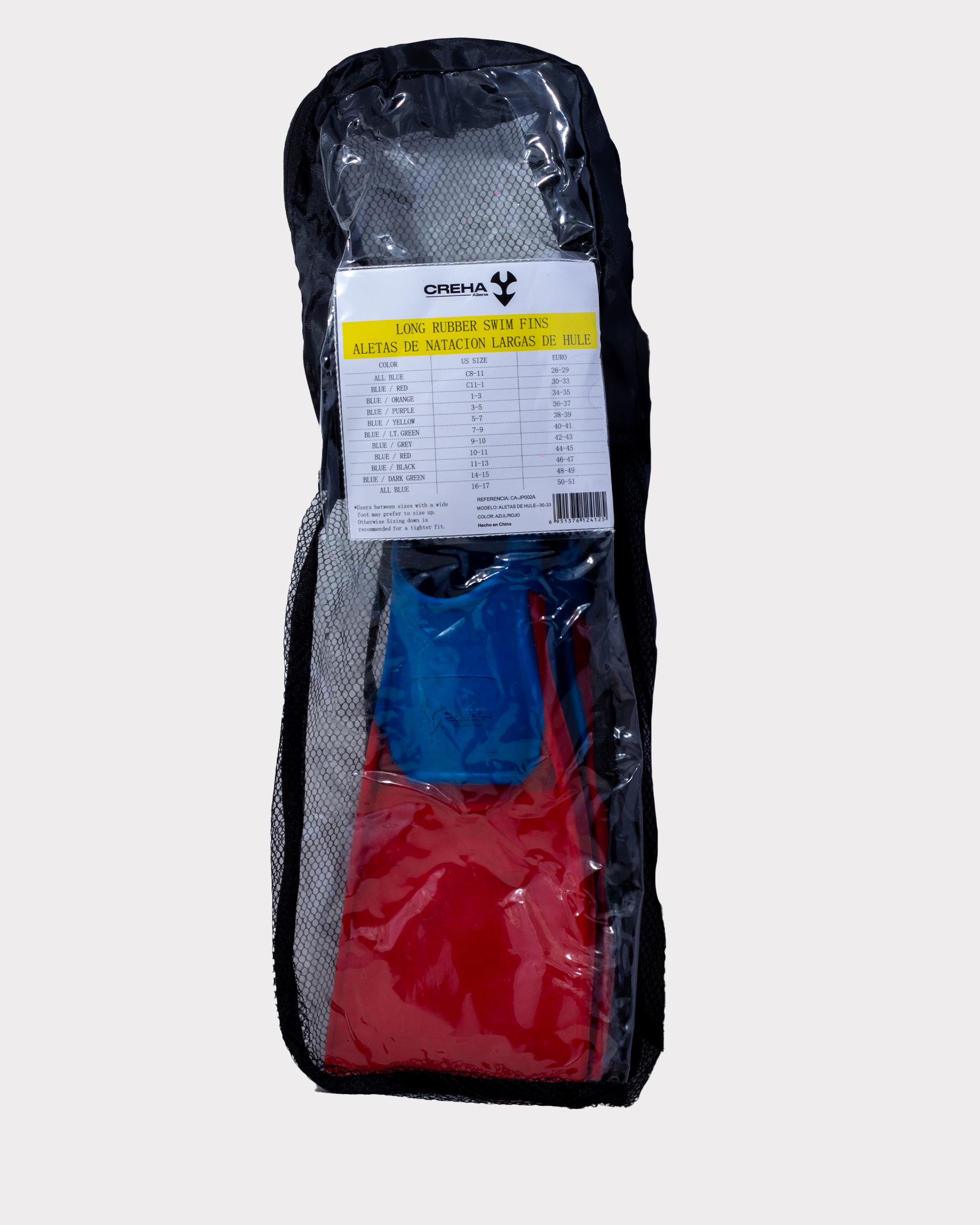 CHAPALETA PROFECIONAL RED/BLUE