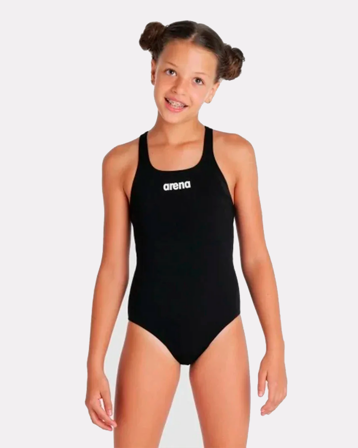 ARENA VESTIDO BAÑO P/NIÑA SWIN PRO SOLID BLACK
