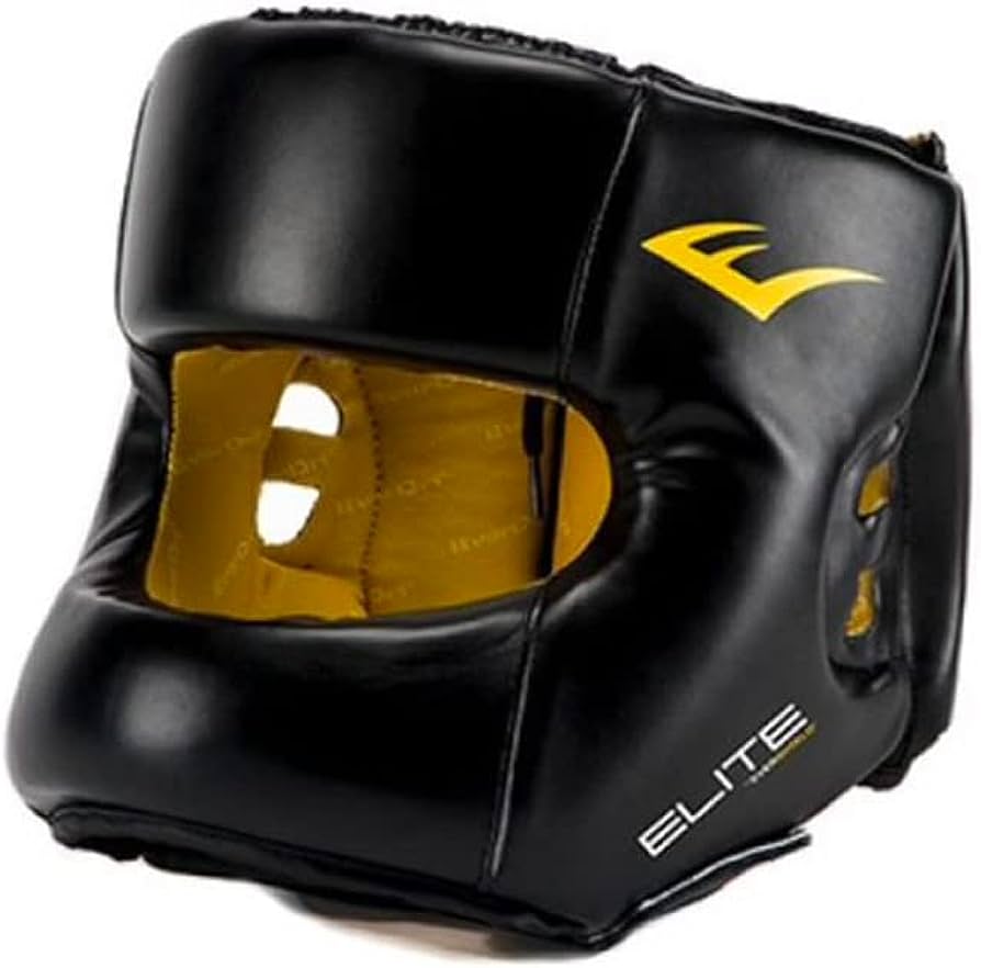 Everlast Elite Headgear with Synthetic Leather