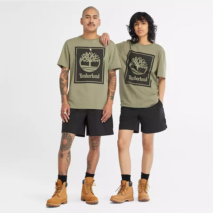 Timberland Playera con logotipo de árbol