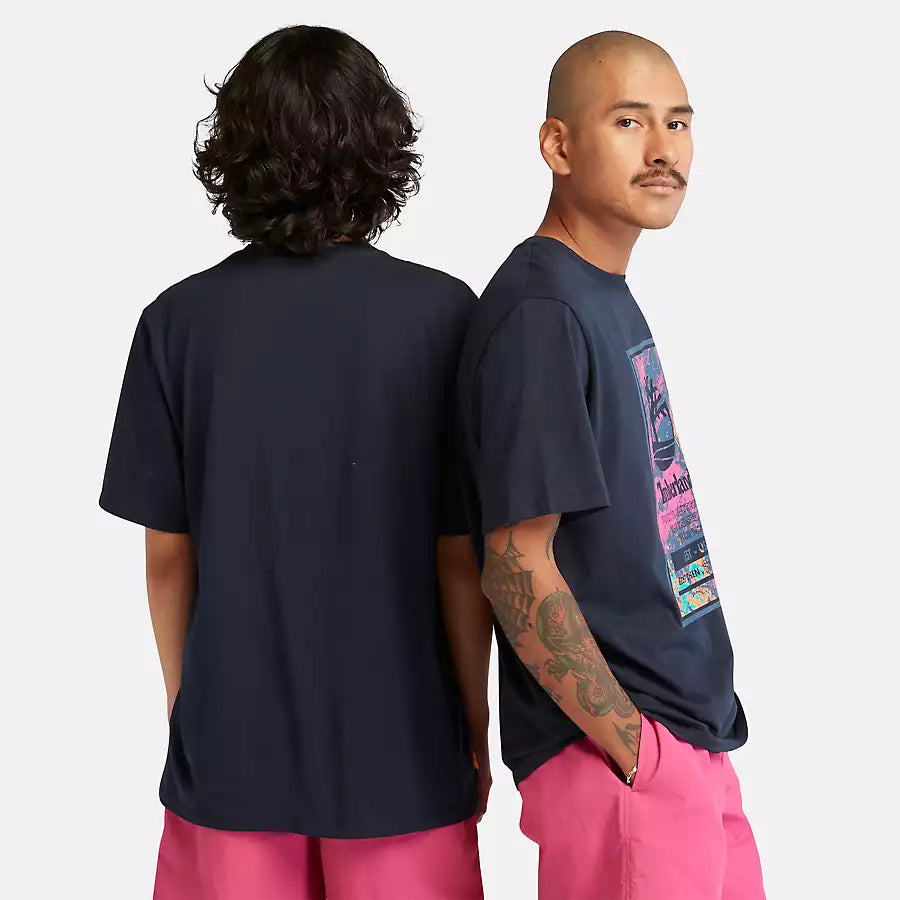 Timberland Playera Unisex con logo estampado