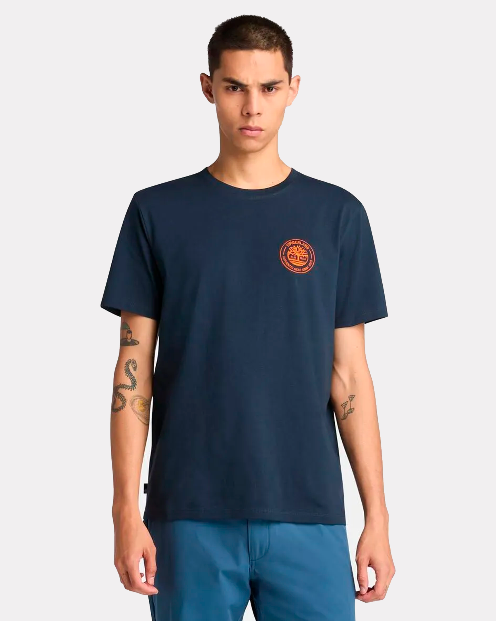 Men's Embroidered Short-Sleeve T-Shirt