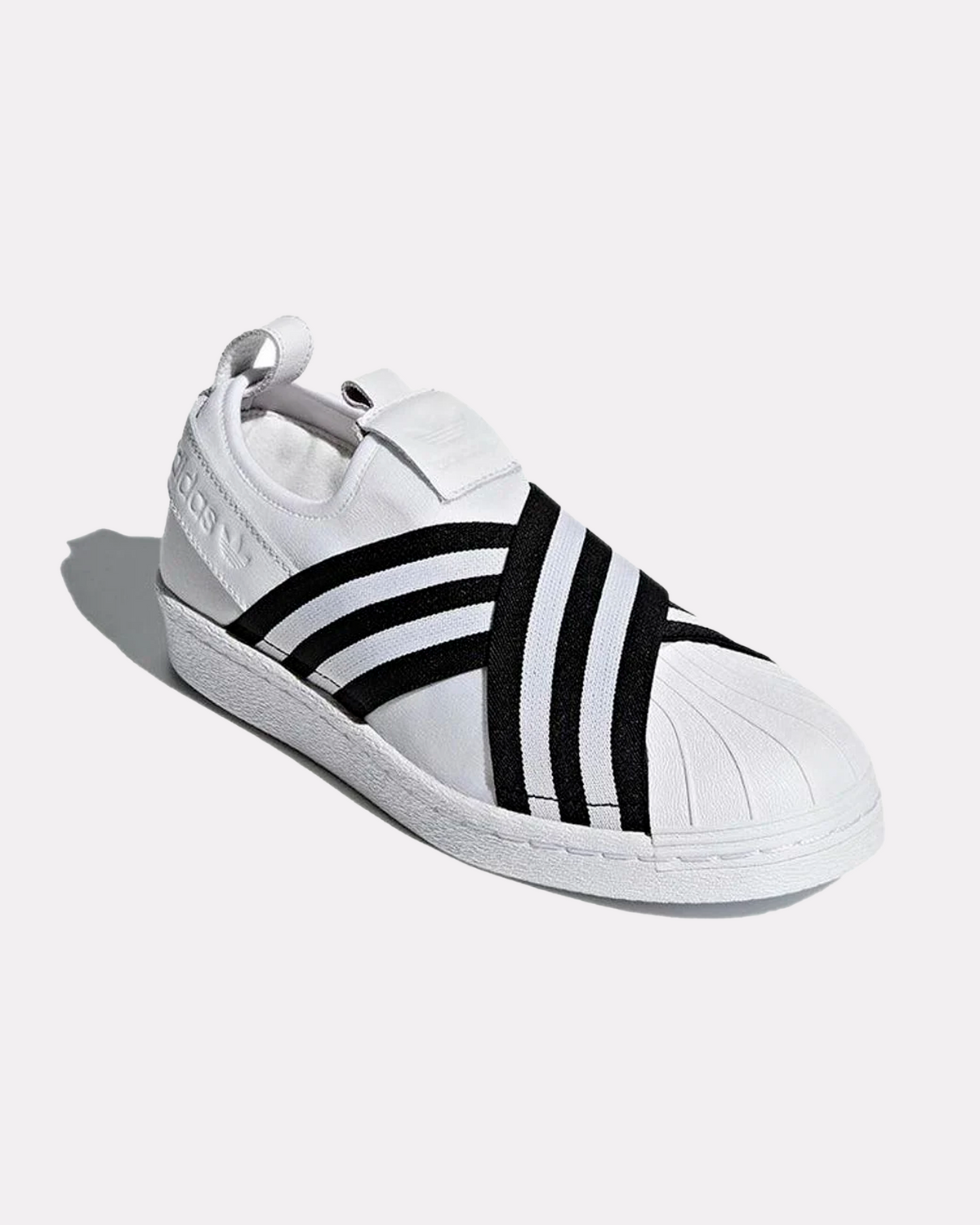 ADIDAS SUPERSTAR SLIP ON WHITE/BLK