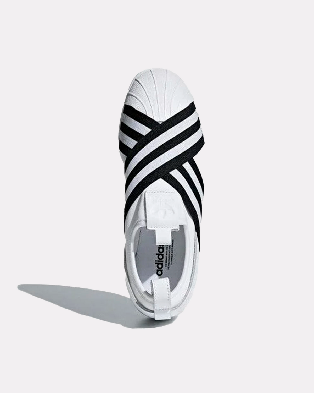 ADIDAS SUPERSTAR SLIP ON WHITE/BLK