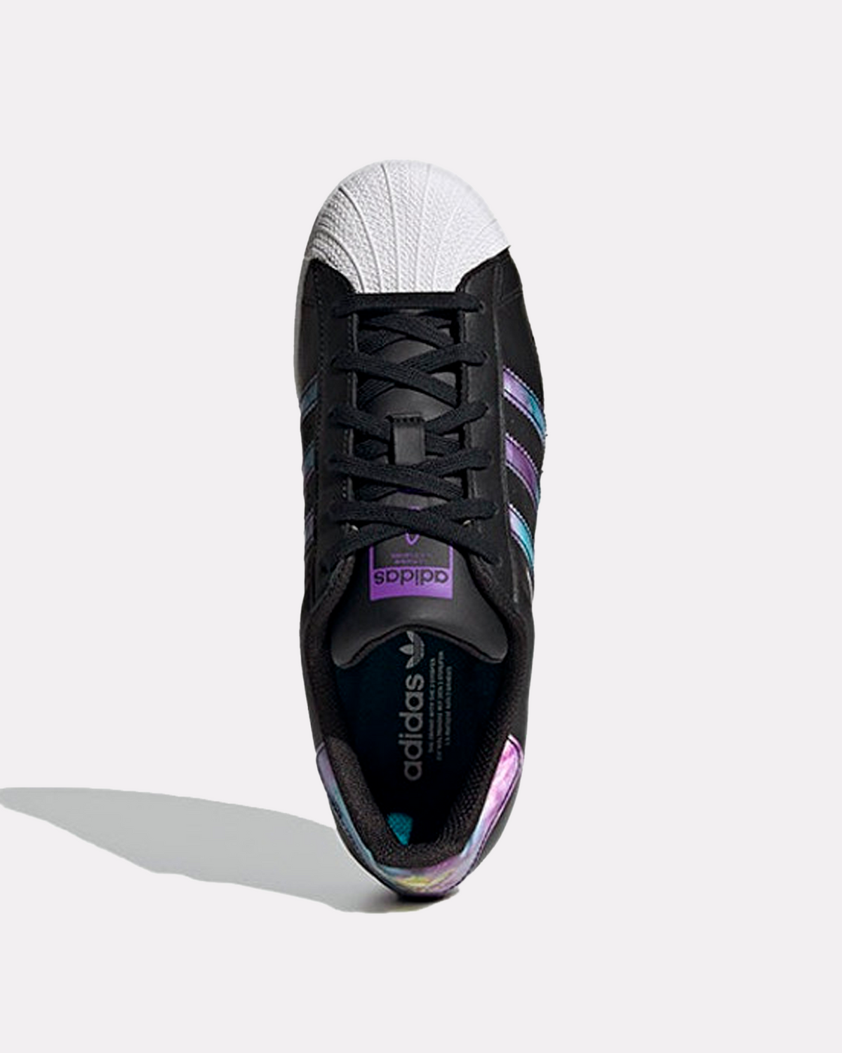 ADIDAS SUPERSTAR BLACK/PURPLE