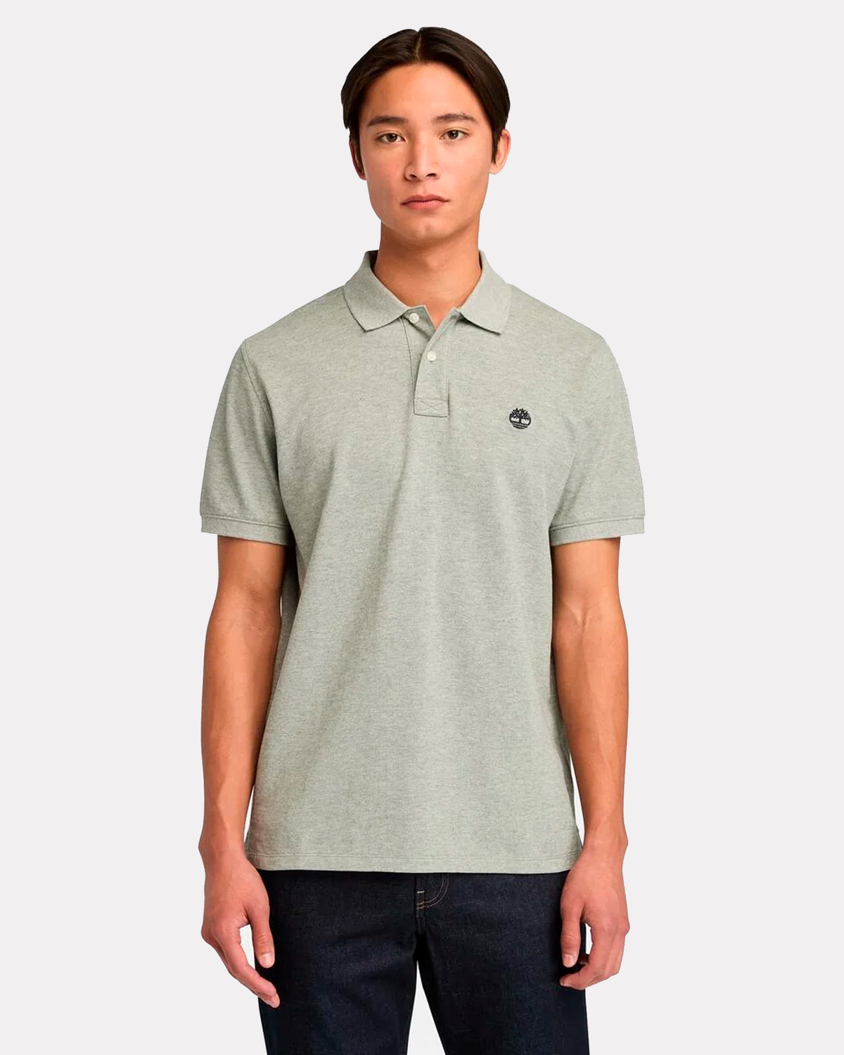 TIMBERLAND CAMISA SS M-R PIQUE GREY