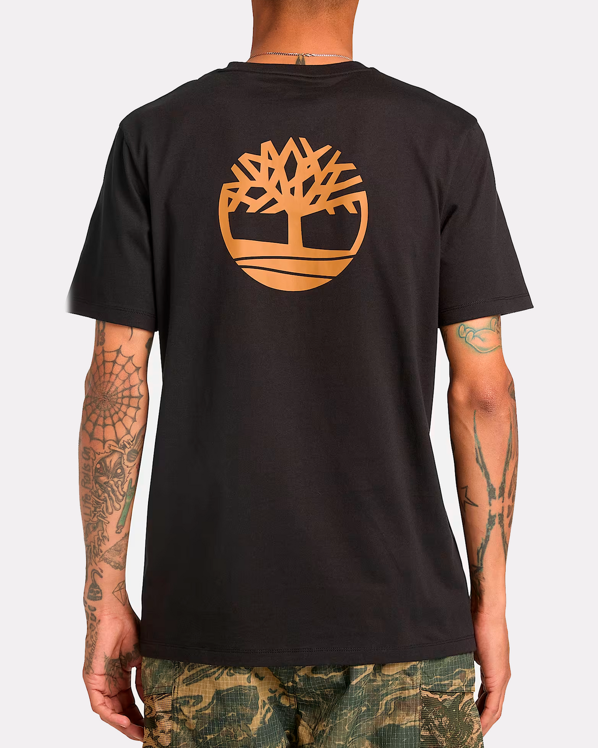 TIMBERLAND CAMISA BACK BIG LOGO BLACK